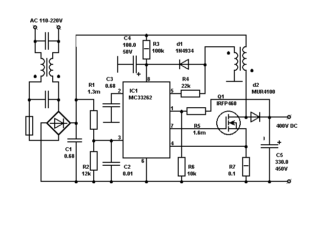 Ir1150 схема корректора